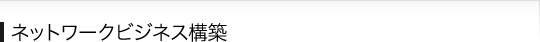 ネットワークビジネス構築